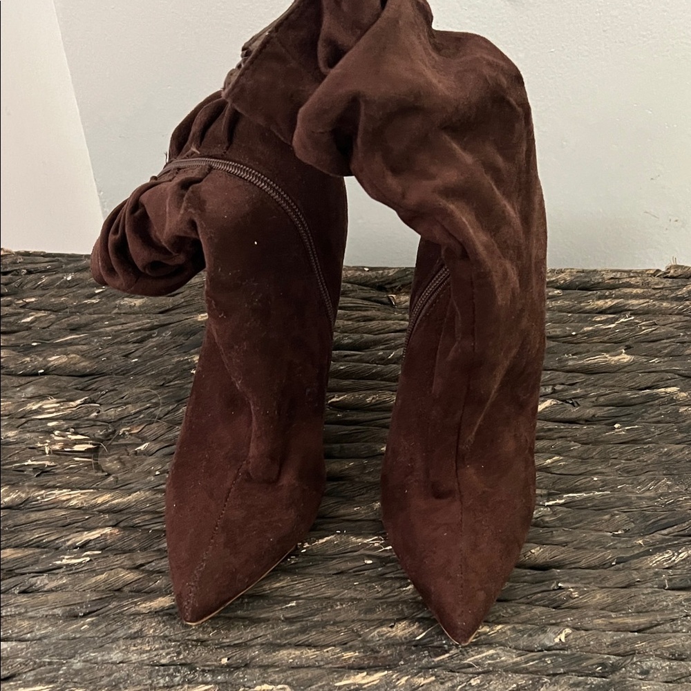 Brown Suede Women's Boots